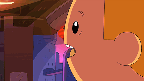 a gif of Chris and Danny from S1E9 'Cereal Master'.